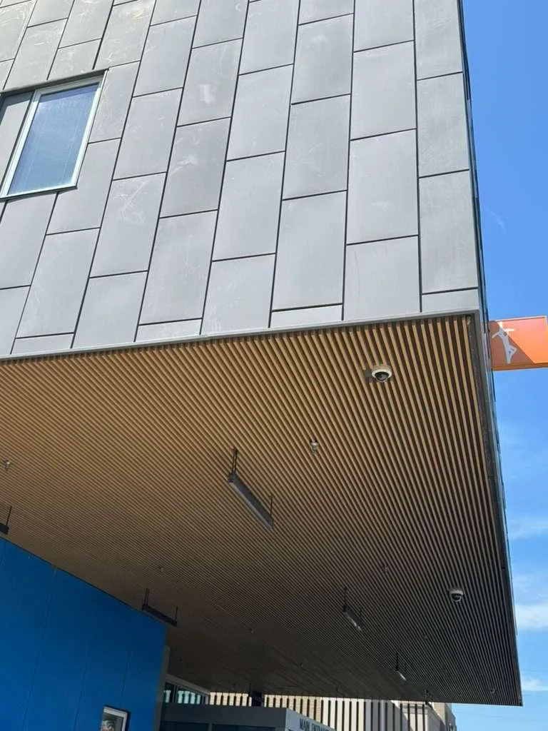 Newman Center Catholic Church — Dri-Design metal wall panel installation. (10/10)